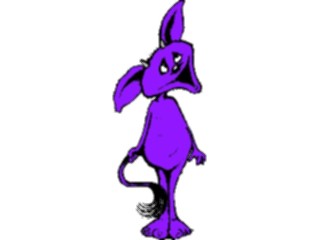 Sticker Custom Preview Image #043867 Cartoons Offbeat Horn Creature Talking