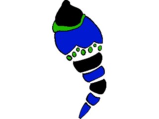 Sticker Custom Preview Image #043875 Cartoons Offbeat Ice Cream Cone Bent