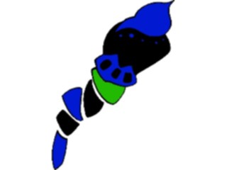 Sticker Custom Preview Image #043876 Cartoons Offbeat Ice Cream Cone Broken