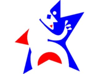 Sticker Custom Preview Image #043889 Cartoons Offbeat Inside Star