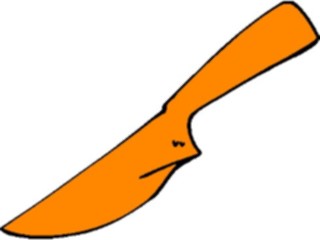Sticker Custom Preview Image #043898 Cartoons Offbeat Kitchen Knife Face