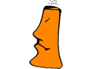 Sticker Custom Preview Image #043901 Cartoons Offbeat Kitchen Salt Face