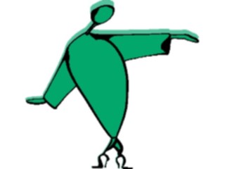 Sticker Custom Preview Image #044132 Cartoons Offbeat Shadow Person Modeling