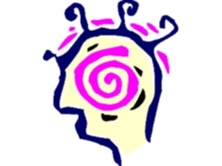 Sticker Custom Preview Image #044288 Cartoons Offbeat Twirling Head