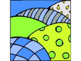 Sticker Custom Preview Image #044303 Cartoons Offbeat Wallpaper Hills Mini