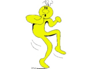 Sticker Custom Preview Image #044374 Cartoons Offbeat Yellow Dude Sneaky1
