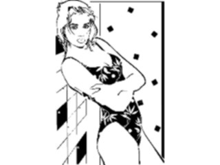 Sticker Custom Preview Image #044422 Clothing Accessories Clothing Fashion Bathing Suit Model2