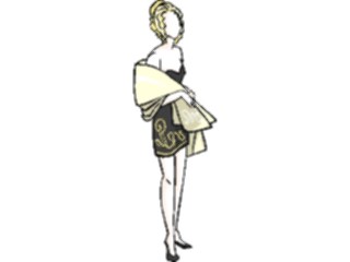 Sticker Custom Preview Image #044527 Clothing Accessories Clothing Fashion Evening Gown06