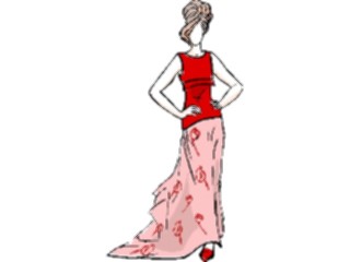 Sticker Custom Preview Image #044529 Clothing Accessories Clothing Fashion Evening Gown08
