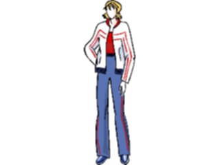 Sticker Custom Preview Image #044928 Clothing Accessories Clothing Fashion Womanin Jacket Pants