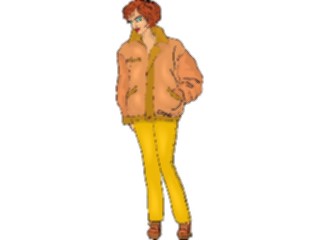 Sticker Custom Preview Image #044939 Clothing Accessories Clothing Fashion Womanin Pants Jacket