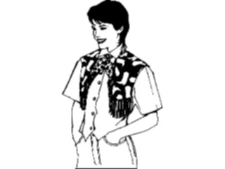 Sticker Custom Preview Image #044985 Clothing Accessories Clothing Fashion Womanin Western Shirt