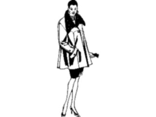 Sticker Custom Preview Image #044988 Clothing Accessories Clothing Fashion Womanwith Jacket1