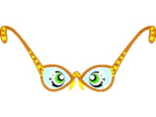 Sticker Custom Preview Image #045026 Clothing Accessories Glasses Eyeglasses Looking1