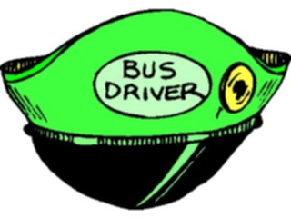 Sticker Custom Preview Image #045112 Clothing Accessories Hats Cap Bus Driver