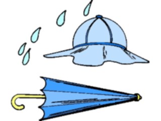 Sticker Custom Preview Image #045303 Clothing Accessories Hats Rain Hat Umbrella