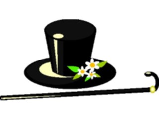 Sticker Custom Preview Image #045341 Clothing Accessories Hats Top Hat Cane2