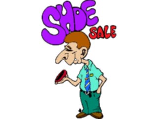 Sticker Custom Preview Image #046018 Clothing Accessories Shoes Socks Shoe Salesman