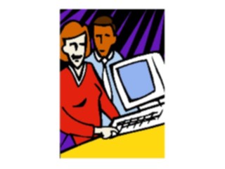 Sticker Custom Preview Image #046150 Computers Cartoons Atthe Computer02