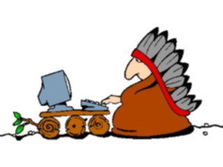 Sticker Custom Preview Image #046182 Computers Cartoons Chiefat Computer