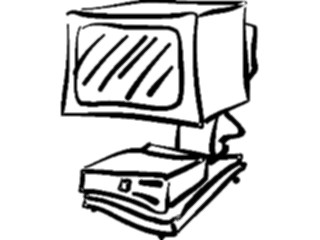 Sticker Custom Preview Image #046185 Computers Cartoons Computer01