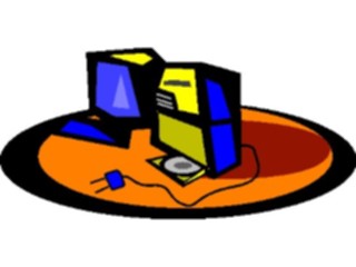 Sticker Custom Preview Image #046188 Computers Cartoons Computer04