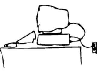 Sticker Custom Preview Image #046190 Computers Cartoons Computer06