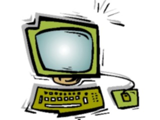 Sticker Custom Preview Image #046192 Computers Cartoons Computer08