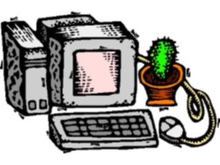 Sticker Custom Preview Image #046219 Computers Cartoons Computer35