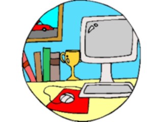 Sticker Custom Preview Image #046228 Computers Cartoons Computer44