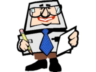 Sticker Custom Preview Image #046243 Computers Cartoons Computer Accountant