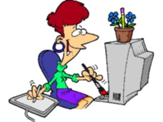 Sticker Custom Preview Image #046245 Computers Cartoons Computer Artist2