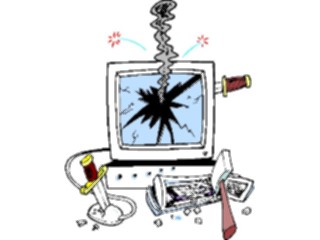 Sticker Custom Preview Image #046246 Computers Cartoons Computer Assault1