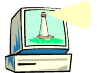 Sticker Custom Preview Image #046253 Computers Cartoons Computer Beacon