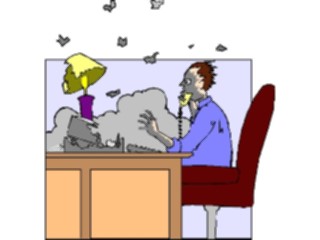 Sticker Custom Preview Image #046257 Computers Cartoons Computer Bombing