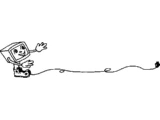 Sticker Custom Preview Image #046259 Computers Cartoons Computer Border2