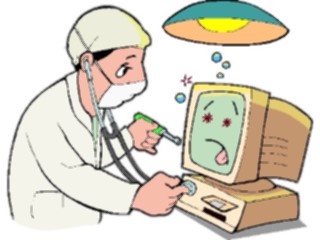 Sticker Custom Preview Image #046274 Computers Cartoons Computer Doctor3