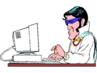 Sticker Custom Preview Image #046276 Computers Cartoons Computer Dude