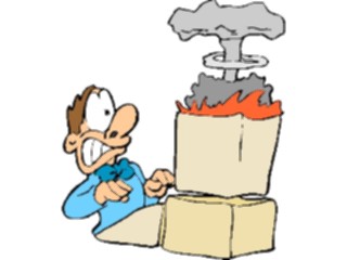 Sticker Custom Preview Image #046280 Computers Cartoons Computer Explosion1