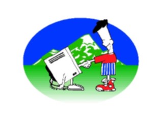 Sticker Custom Preview Image #046283 Computers Cartoons Computer Friendly