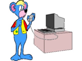 Sticker Custom Preview Image #046485 Computers Cartoons Mousewith Mouse