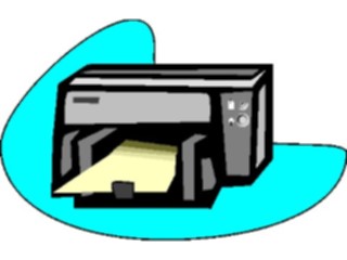 Sticker Custom Preview Image #046510 Computers Cartoons Printer4