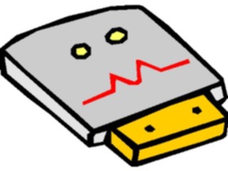 Sticker Custom Preview Image #046545 Computers Cartoons Tape Drive2