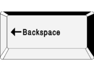 Sticker Custom Preview Image #046583 Computers Keyboard Keys Key Backspace