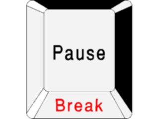 Sticker Custom Preview Image #046584 Computers Keyboard Keys Key Break Pause