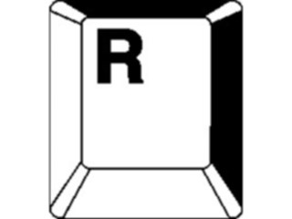 Sticker Custom Preview Image #046627 Computers Keyboard Keys Key R