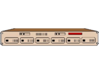 Sticker Custom Preview Image #046844 Computers Network Diagramming Converters Switches N Base Megahub100