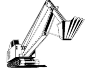 Sticker Custom Preview Image #048281 Construction Backhoe3