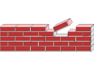 Sticker Custom Preview Image #048316 Construction Brick Wall2