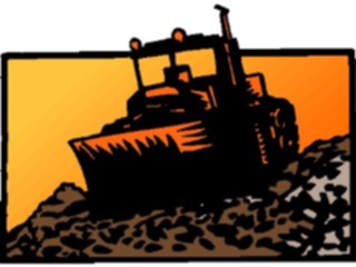 Sticker Custom Preview Image #048333 Construction Bulldozer09